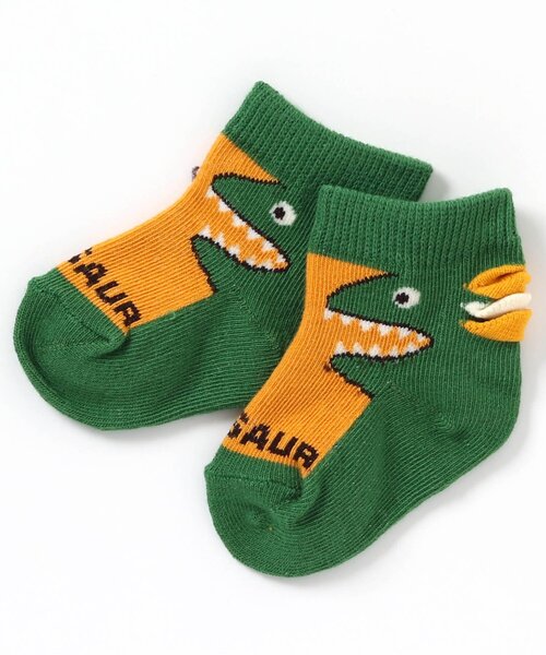 BREEZE(ブリーズ)の「BOYSベビーソックス(ベビーシューズ/ベビーソックス・キッズ・カーキ/ミント/マスタード/レインボー/アイボリー・9/12)」の3枚目の写真