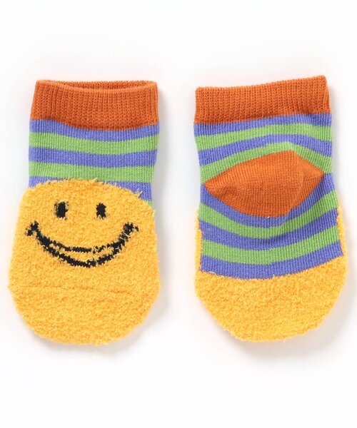 BREEZE(ブリーズ)の「BOYSベビーソックス(ベビーシューズ/ベビーソックス・キッズ・カーキ/ミント/マスタード/レインボー/アイボリー・9/12)」の5枚目の写真
