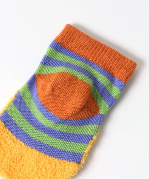 BREEZE(ブリーズ)の「BOYSベビーソックス(ベビーシューズ/ベビーソックス・キッズ・カーキ/ミント/マスタード/レインボー/アイボリー・9/12)」の7枚目の写真