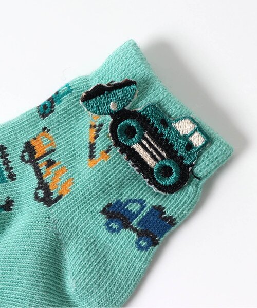 BREEZE(ブリーズ)の「BOYSベビーソックス(ベビーシューズ/ベビーソックス・キッズ・カーキ/ミント/マスタード/レインボー/アイボリー・9/12)」の11枚目の写真