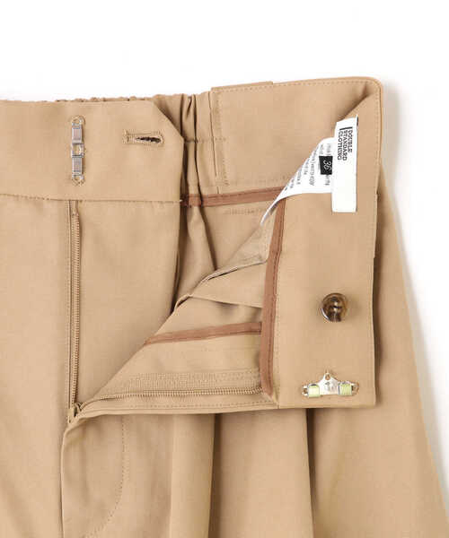 DOUBLE STANDARD CLOTHING（ダブルスタンダードクロージング）の「DOUBLE STANDARD CLOTHING/ダブルスタンダードクロージング/チノタックキュロットパンツ（チノパンツ・レディース・ブラック/キャメル・36）」の4枚目の写真