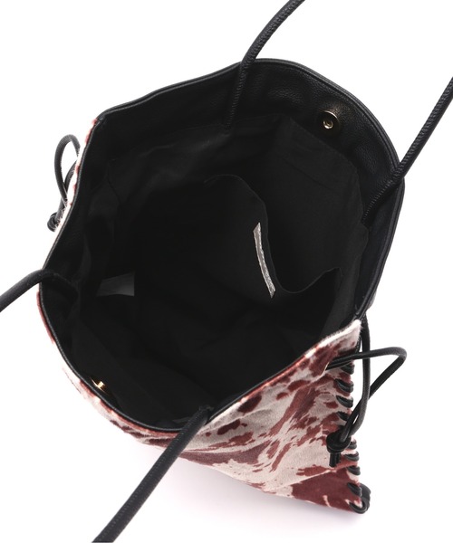 FREE'S MART(フリーズマート)の「サイドドローイングバッグ(ハンドバッグ・レディース・ホワイト/ブラック・フリ-)」の16枚目の写真