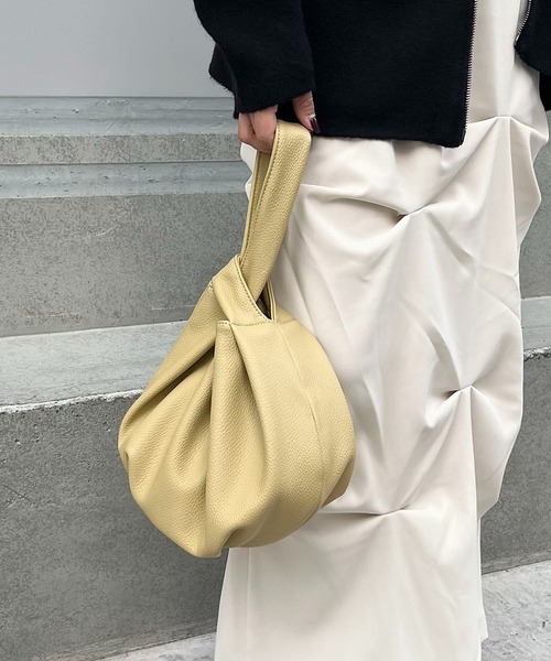 CAPRICIEUX LE'MAGE(カプリシューレマージュ)の「ラウンドバッグ(ハンドバッグ・レディース・ブラック/ライム/アイボリー/イエロー・FREE)」の21枚目の写真