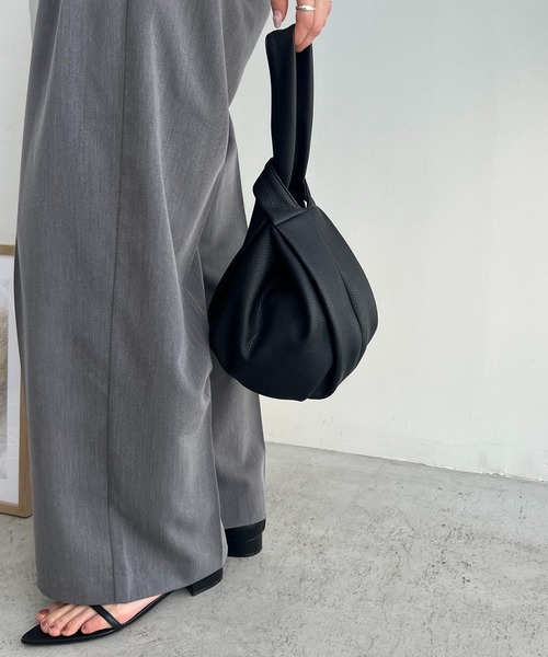 CAPRICIEUX LE'MAGE(カプリシューレマージュ)の「ラウンドバッグ(ハンドバッグ・レディース・ブラック/ライム/アイボリー/イエロー・FREE)」の14枚目の写真