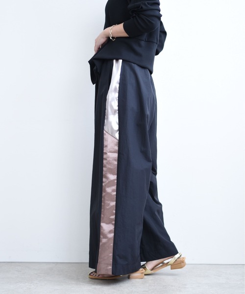セール】サイドラインワイドパンツ（その他パンツ）｜Eimee Law