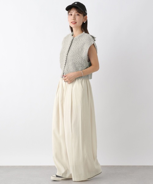 LEPSIM(レプシィム)の「タックフレアイージーパンツ 964250(その他パンツ・レディース・アイボリー/ブラウン/チャコールグレー・FREE)」の15枚目の写真