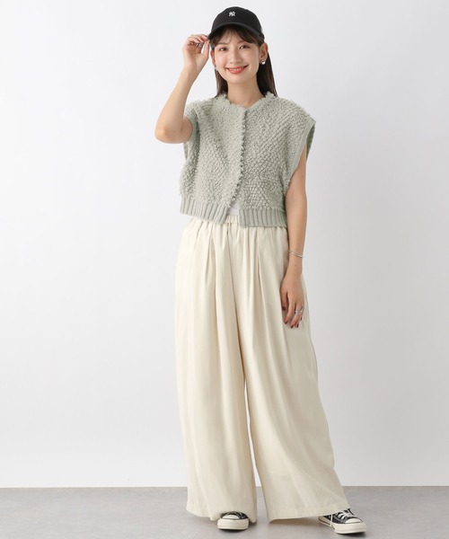 LEPSIM(レプシィム)の「タックフレアイージーパンツ 964250(その他パンツ・レディース・アイボリー/ブラウン/チャコールグレー・FREE)」の16枚目の写真