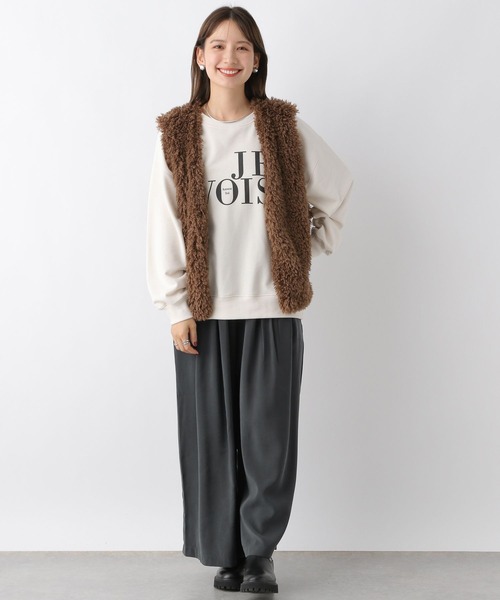 LEPSIM(レプシィム)の「タックフレアイージーパンツ 964250(その他パンツ・レディース・アイボリー/ブラウン/チャコールグレー・FREE)」の18枚目の写真