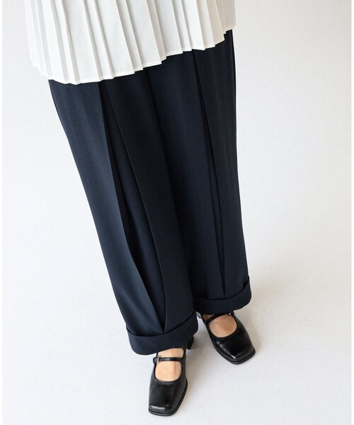 Ray BEAMS（レイビームス）の「RBS / センター ボックス タックパンツ