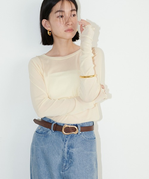 natural couture（ナチュラルクチュール）の「ＰＯＩＲＥ　ベルト（ベルト・レディース・ブラック/ブラウン・FREE）」の10枚目の写真