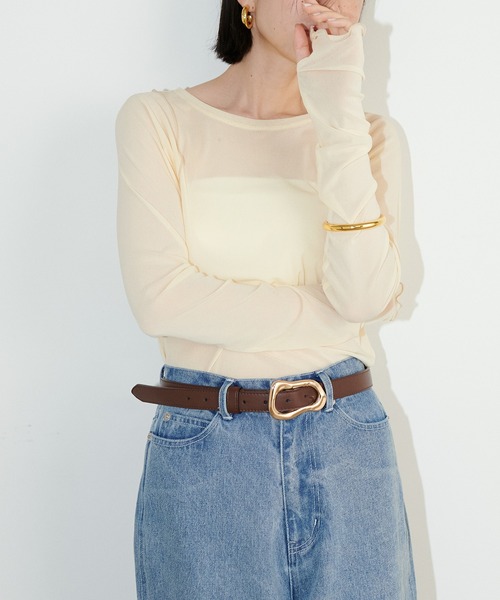 natural couture（ナチュラルクチュール）の「ＰＯＩＲＥ　ベルト（ベルト・レディース・ブラック/ブラウン・FREE）」の11枚目の写真