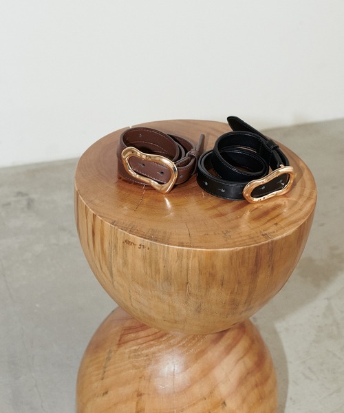 natural couture（ナチュラルクチュール）の「ＰＯＩＲＥ　ベルト（ベルト・レディース・ブラック/ブラウン・FREE）」の14枚目の写真