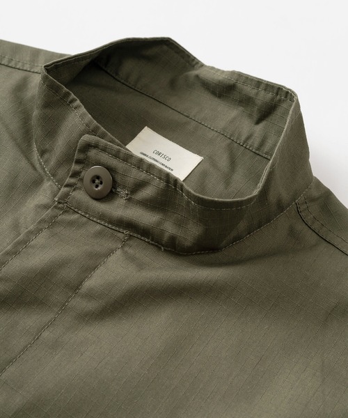 make a ray!（メイク ア レイ！）の「【0】M-51タイプ TCツイル リップストップ 2WAY ミリタリージャケット/ ベスト/袖脱着可能（ミリタリージャケット・レディース・オリーブ・M/L/XL）」の6枚目の写真