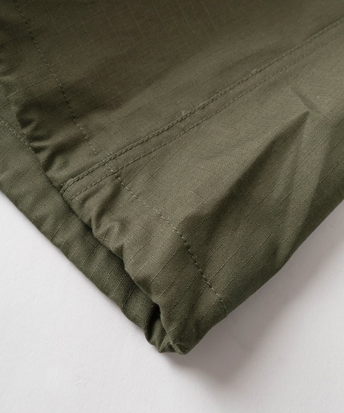 make a ray!（メイク ア レイ！）の「【0】M-51タイプ TCツイル リップストップ 2WAY ミリタリージャケット/ ベスト/袖脱着可能（ミリタリージャケット・レディース・オリーブ・M/L/XL）」の10枚目の写真