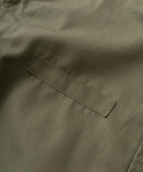 make a ray!（メイク ア レイ！）の「【0】M-51タイプ TCツイル リップストップ 2WAY ミリタリージャケット/ ベスト/袖脱着可能（ミリタリージャケット・レディース・オリーブ・M/L/XL）」の11枚目の写真