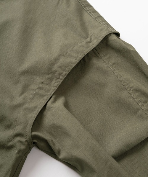 make a ray!（メイク ア レイ！）の「【0】M-51タイプ TCツイル リップストップ 2WAY ミリタリージャケット/ ベスト/袖脱着可能（ミリタリージャケット・レディース・オリーブ・M/L/XL）」の13枚目の写真