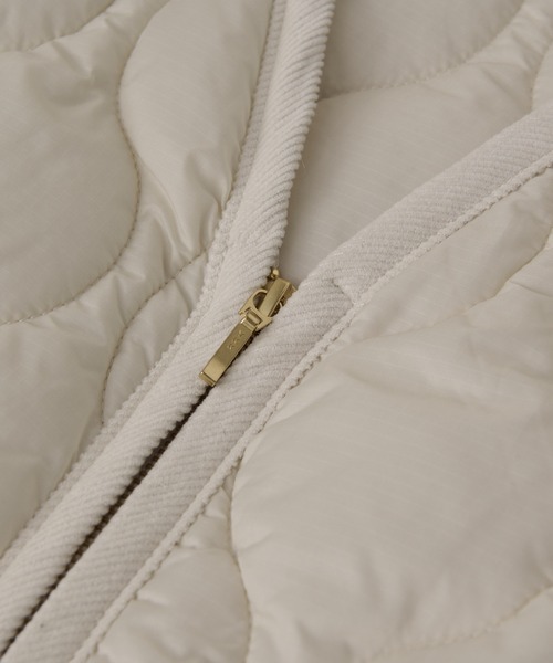 RIVE DROITE（リヴドロワ）の「キルティングコート（ダウンジャケット/コート・レディース・カーキ/オフホワイト/ブラック・FREE）」の12枚目の写真