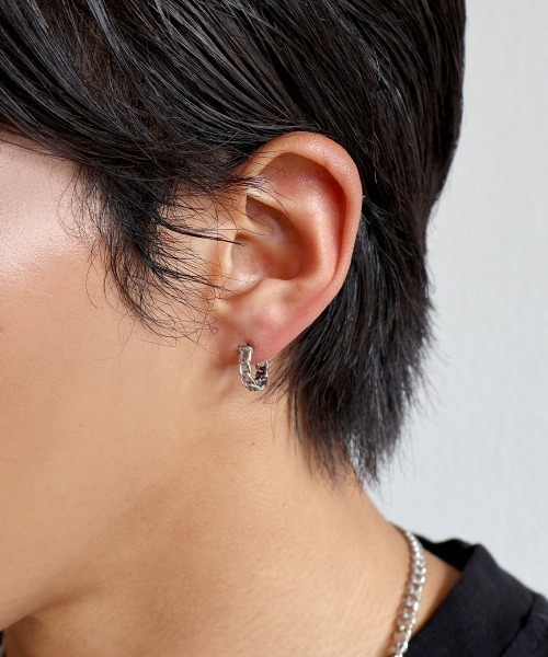 セール】メンズライク フープピアス / サージカルステンレス316L (金属