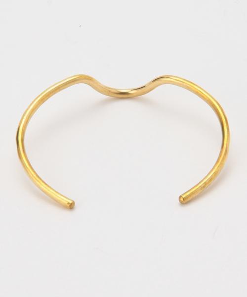 Ray BEAMS（レイビームス）の「◇Cinq / Halfmoon バングル（バングル/リストバンド・レディース・ゴールド・ONE SIZE）」の2枚目の写真