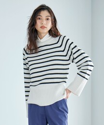 【6色展開】ラムウールラグランスリーブニット