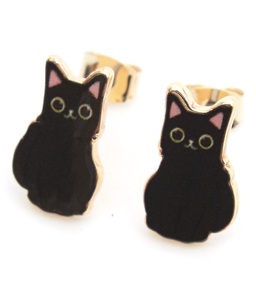 セール】an meets zakka 猫ピアス（ピアス（両耳用