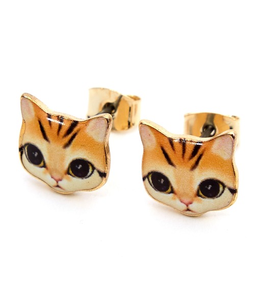 セール】an meets zakka 猫ピアス（ピアス（両耳用