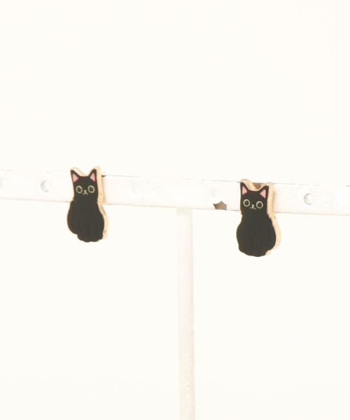 an meets zakka(アンミツザッカ)の「an meets zakka 猫ピアス(ピアス(両耳用)・メンズ・C/B/J/M/P/N/E/I/L/A/K/O/D/G/H/F・ONE SIZE)」の18枚目の写真