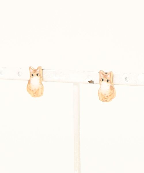 an meets zakka(アンミツザッカ)の「an meets zakka 猫ピアス(ピアス(両耳用)・メンズ・C/B/J/M/P/N/E/I/L/A/K/O/D/G/H/F・ONE SIZE)」の22枚目の写真