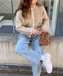 fredy emue | シャギーポケット付ジャケットカーディガン(カーディガン/ボレロ)