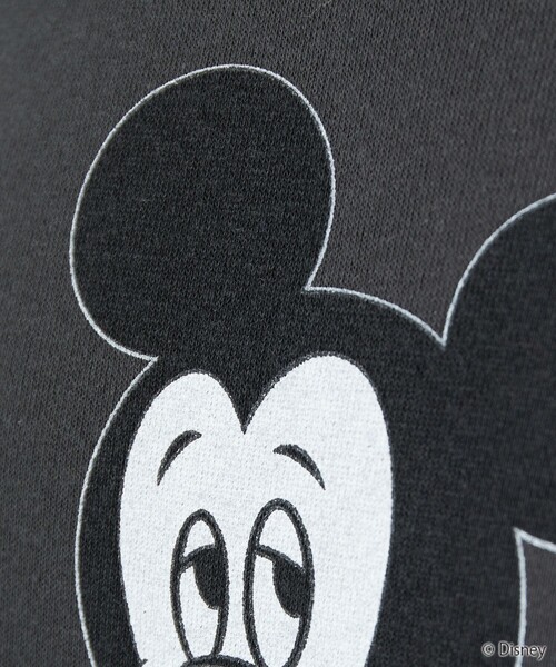 FREAK'S STORE（フリークスストア）の「限定展開　Disney/ディズニー　別注/Mickey/前後プリントvintage加工スウェット（スウェット・レディース・ナチュラル/ブラック/ラベンダー/ベージュ/ピンク・ﾌﾘ-）」の16枚目の写真