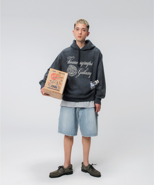 BOW WOW（バウワウ）の「GALAXY SYRUP HOODIE（パーカー・メンズ・ブラック系その他・XL/L/XXL）」の2枚目の写真