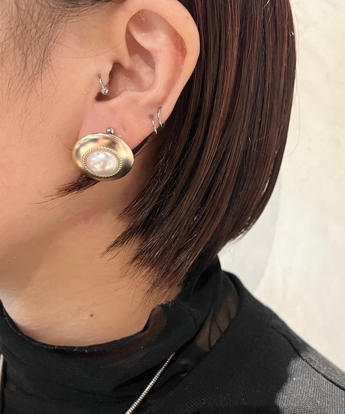 amplis（アンプリス）の「2wayラウンドタッセルピアス/prink tassel pierce（ピアス（両耳用）・レディース・イエローゴールド/シルバー・FREE）」の6枚目の写真