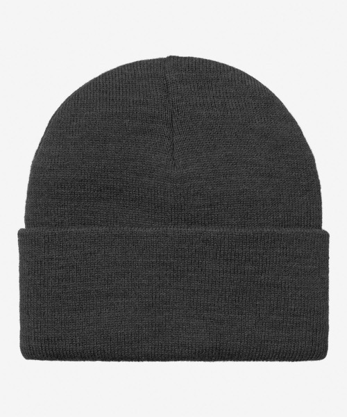 Carhartt(カーハート)の「Carhartt WIP/カーハートダブリューアイピー ビーニー ダブル AMERICANSCRIPTBEANIE I025386(ニットキャップ/ビーニー・メンズ・ナチュラル/ブラウン/ブラック/ダークグレー・FREE)」の13枚目の写真