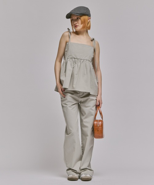FEKETE(フェケテ)の「COTTON WIDE PANTS / コットンワイドパンツ(その他パンツ・レディース・ベージュ/ライトグレー/ブラック・SMALL/MEDIUM/LARGE)」の19枚目の写真