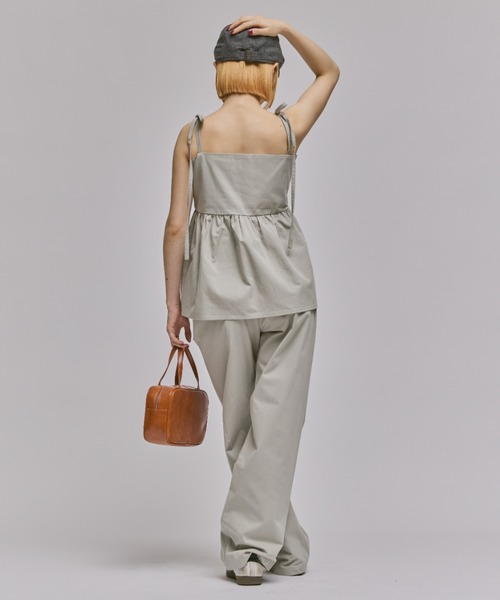 FEKETE(フェケテ)の「COTTON WIDE PANTS / コットンワイドパンツ(その他パンツ・レディース・ベージュ/ライトグレー/ブラック・SMALL/MEDIUM/LARGE)」の21枚目の写真