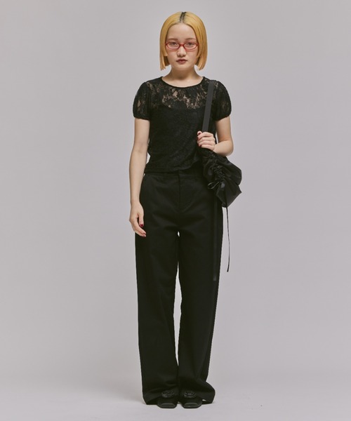 FEKETE(フェケテ)の「COTTON WIDE PANTS / コットンワイドパンツ(その他パンツ・レディース・ベージュ/ライトグレー/ブラック・SMALL/MEDIUM/LARGE)」の14枚目の写真