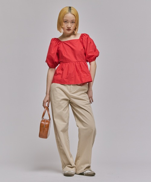 FEKETE(フェケテ)の「COTTON WIDE PANTS / コットンワイドパンツ(その他パンツ・レディース・ベージュ/ライトグレー/ブラック・SMALL/MEDIUM/LARGE)」の6枚目の写真