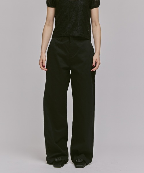 FEKETE(フェケテ)の「COTTON WIDE PANTS / コットンワイドパンツ(その他パンツ・レディース・ベージュ/ライトグレー/ブラック・SMALL/MEDIUM/LARGE)」の7枚目の写真