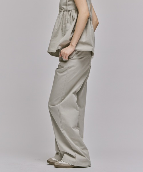 FEKETE(フェケテ)の「COTTON WIDE PANTS / コットンワイドパンツ(その他パンツ・レディース・ベージュ/ライトグレー/ブラック・SMALL/MEDIUM/LARGE)」の11枚目の写真