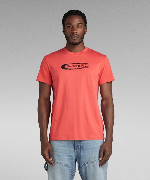 G-Star RAW Distressed Logo T-Shirt Uomo – Maglietta Basic Con Logo Invecchiato, Manica Corta - 4