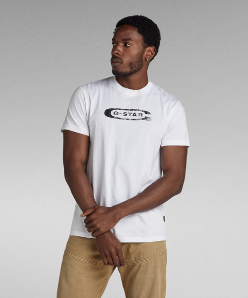 セール】DISTRESSED OLD SCHOOL LOGO T-SHIRT/グラフィックロゴ 