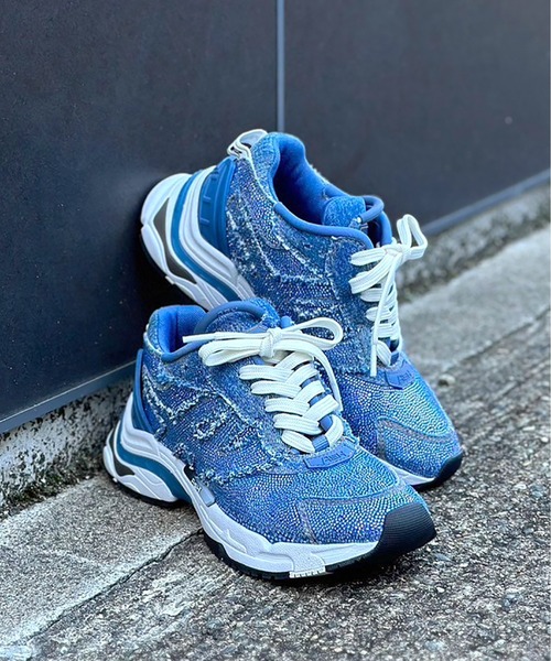 ASH（アッシュ）の「【RACE STRASS DENIM】デニムビジュー