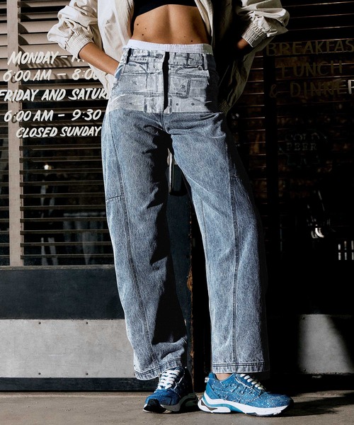 ASH（アッシュ）の「【RACE STRASS DENIM】デニムビジュー