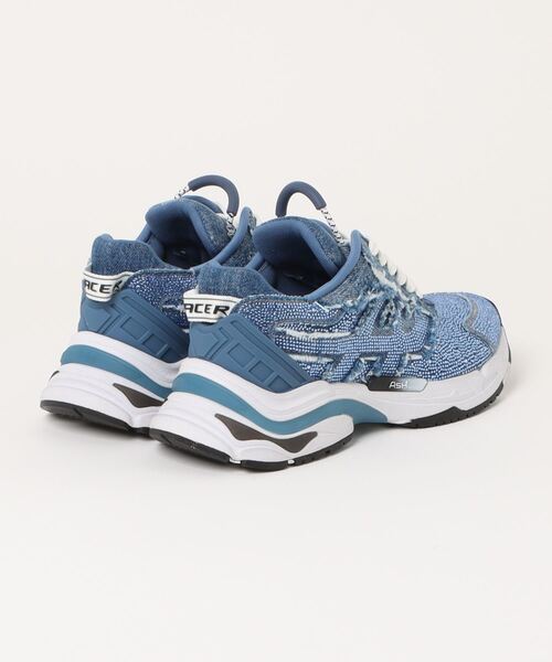 未使用品 ASH アッシュ ラインストーン デニム地スニーカー 35(22.5) ASH（アッシュ）の「【RACE STRASS DENIM】デニムビジュー