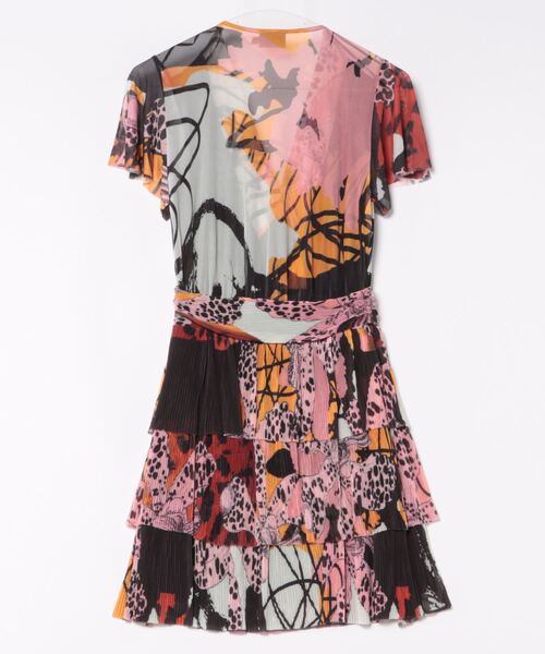 M. Christian Lacroix 蘭モチーフ ミニワンピース（ワンピース