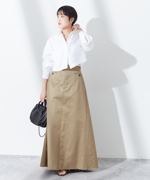 JANE SMITH / JOHN SMITH（ジェーンスミスジョンスミス）の「【JANE SMITH/ジェーンスミス】WESTPOINT COTTON FLARE SK：スカート（スカート・レディース・キャメル・36/38）」の8枚目の写真