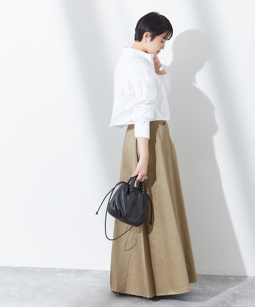 JANE SMITH / JOHN SMITH（ジェーンスミスジョンスミス）の「【JANE SMITH/ジェーンスミス】WESTPOINT COTTON FLARE SK：スカート（スカート・レディース・キャメル・36/38）」の10枚目の写真