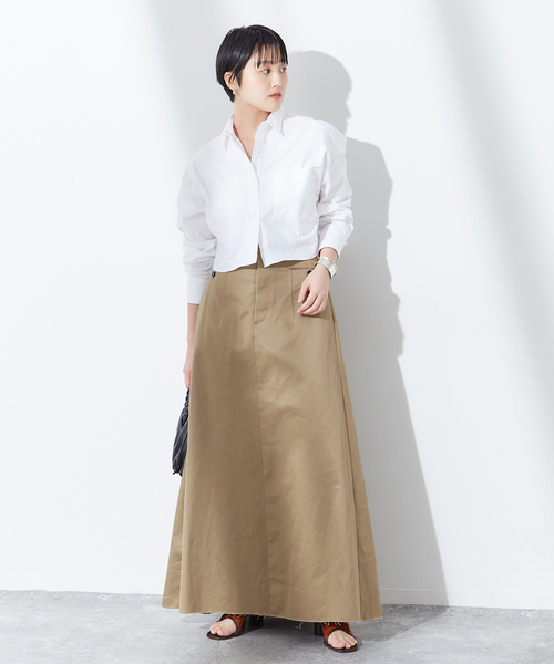 JANE SMITH / JOHN SMITH（ジェーンスミスジョンスミス）の「【JANE SMITH/ジェーンスミス】WESTPOINT COTTON FLARE SK：スカート（スカート・レディース・キャメル・36/38）」の11枚目の写真
