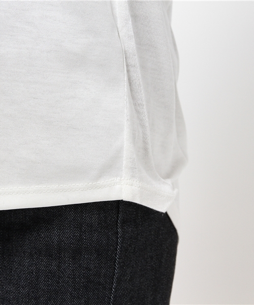 5351 POUR LES FEMMES(ゴーサンゴーイチプールファム)の「異素材天竺BACKドレープ(Tシャツ/カットソー・レディース・ブルー/ホワイト/ブラック・FREE)」の6枚目の写真