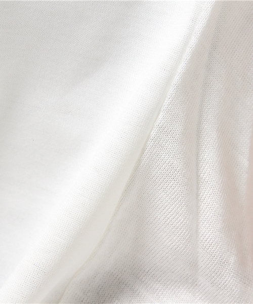 5351 POUR LES FEMMES(ゴーサンゴーイチプールファム)の「異素材天竺BACKドレープ(Tシャツ/カットソー・レディース・ブルー/ホワイト/ブラック・FREE)」の7枚目の写真